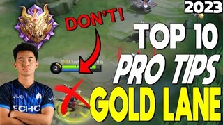 Mastering the Gold Lane: 10 Tips From a Pro Coach in Mobile Legends