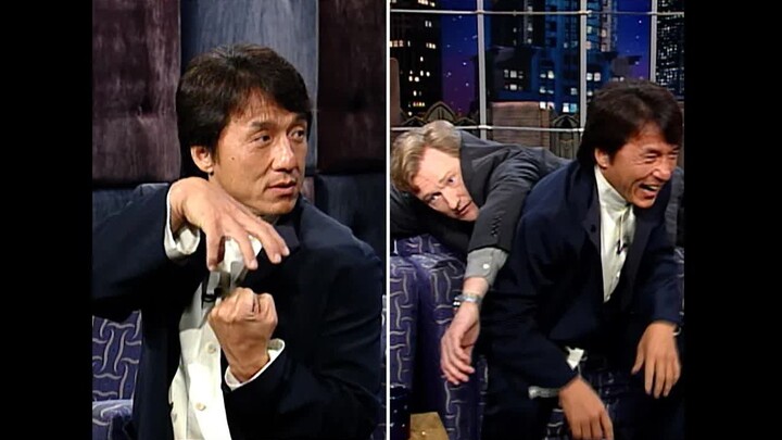 [Conan Show] Jackie Chan demonstrates Drunken Fist and Five Animal Frolics on stage #YYY Translation