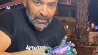 偶遇一位真正的街头艺术家