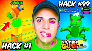 HACKEANDO STUMBLE GUYS durante 24 HORAS... 😰 (BANEADO)