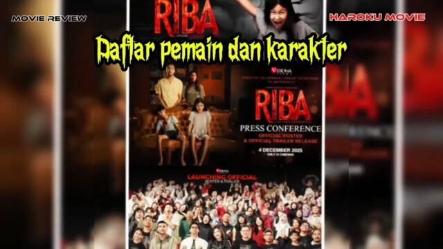 Daftar pemain dan karakter film horor Indonesia RIBA