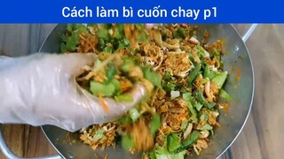 Cách làm bì cuốn chay p1