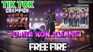 TIK TOK FREE FIRE (Ff TikTok) YANG LAGI VIRAL JUARA KOK ALIANSI, KEREN, KREATIF, TERBARU