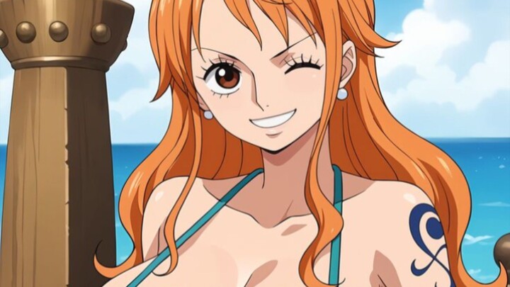 SCENE NAMI BERENDAM DI PANTAI [GMV] One Piece