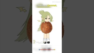 I’m a coconut 🥥 #Gacha #Gachameme