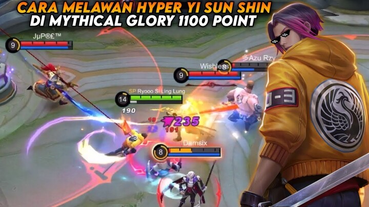 CARA MELAWAN HYPER YI SUN SHIN DI MYTHICAL GLORY 1100!! | BUILD DAN EMBLEM LING TERSAKIT 2023 - MLBB