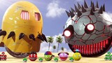 [Pac-Man] Trận chiến kịch liệt giữa Pac-Man robot và Pac-Man quái vật