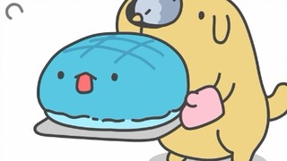 Cat and worm bread is out of the oven~
