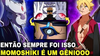 MANOOOO!! MOMOSHIKI SABE QUE O JŌGAN DO BORUTO NÃO É DO DEUS SHIBAI...