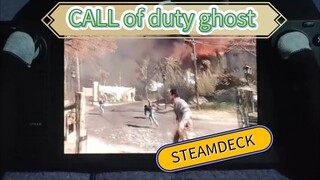 CALL of duty ghost gameplay SteamDeck very nice