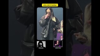 who did it bettar , Rap god, Eminem,jennikim  #shorts