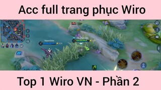 Acc full trang phục Wiro top 1 VN #2