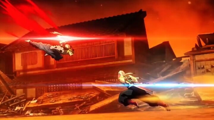 pertarungan brutal tengen uzui vs gyutaro