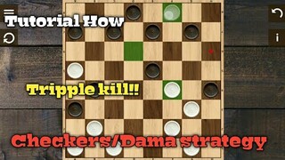 Checkers/Dama - X Formation strategy