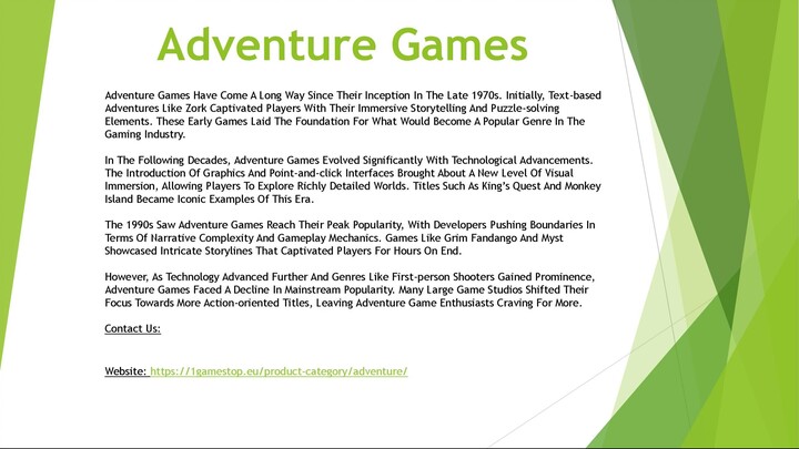 Adventure Games