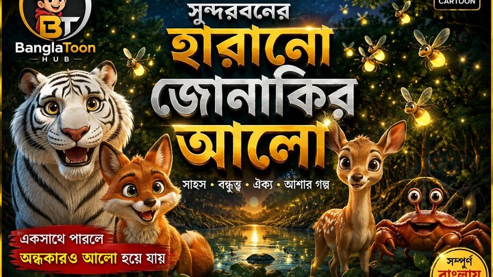 সুন্দরবনের হারানো জোনাকির আলো ✨ | Bangla Cartoon Sundarban 🐯 | Bengali Cartoon Story | BanglaToon H