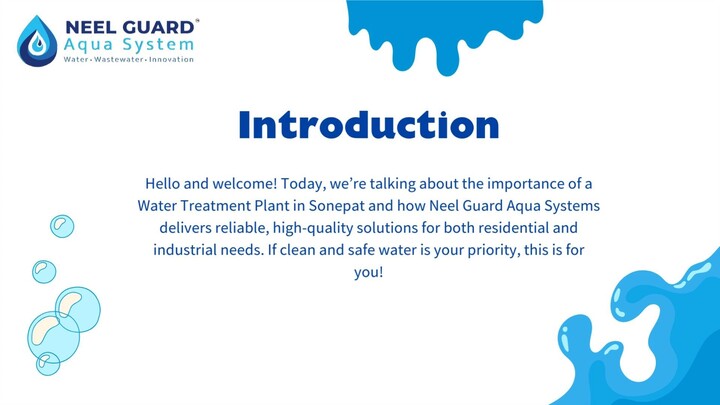 If you are looking for a dependable supplier for your Water Treatment Plant in S