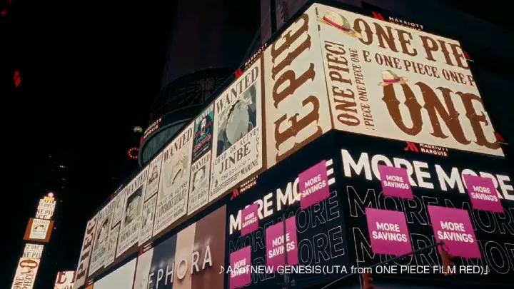One Piece Take Over New York Times Square | One Piece Film Red