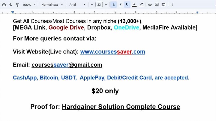 Hardgainer Solution Complete Course