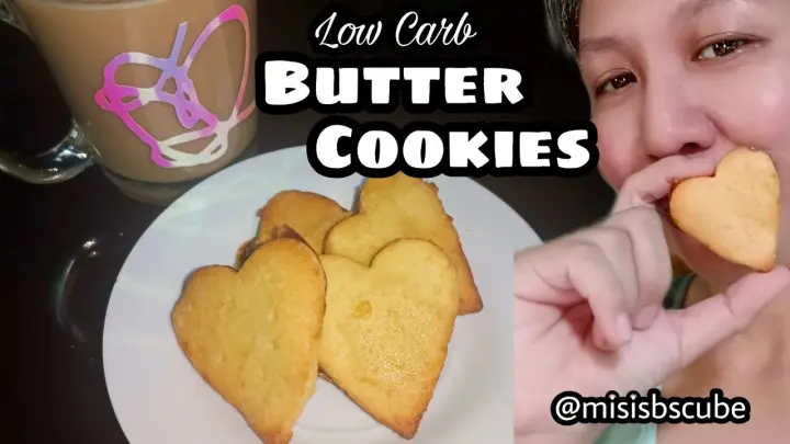 Low Carb LC Keto Butter Cookies Easy Recipe Philippines BTS Festa 2022 | Misis B's Cube 🇵🇭
