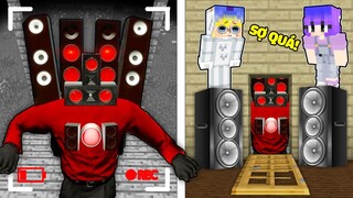 ĐỪNG MỞ CỬA CHO SPEAKER MAN.EXE VÀO 3H SÁNG TRONG MINECRAFT*TÔ GÀ THỬ THÁCH THOÁT KHỎI SPEAKER MAN