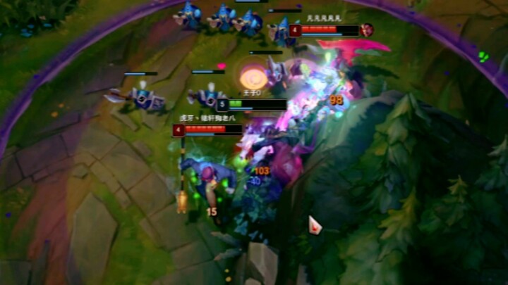 Crazy twin combo in Ueno-Nakano? Full-health 4-kills! Love bullying one-on-many? Just watch me (!Blo