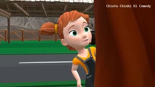 चिंटू का ठंड मे नहाना _ Chintu Chinki Mumy cartoon _ pagal beta _ desi comedy vi