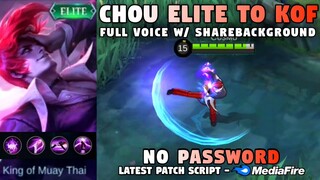 Chou Elite To KOF Skin Script No Password | New Passive | Chou Iori Yagami KOF Skin Script | MLBB