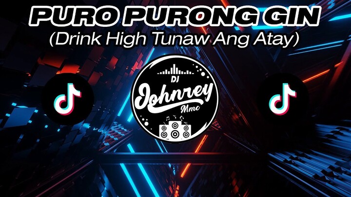 PURO PURO GIN - (Drink High Tunaw Ang Atay) TikTok Budots Viral 2022 | Dj Johnrey Remix