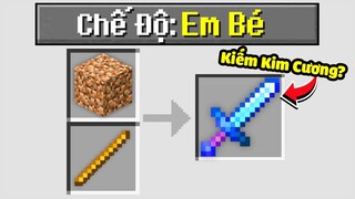 Chiến thắng Minecraft trong chế độ EM BÉ