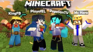 Minecraft with PlayofEL at PepeSanTV at KingFB (LAUGHTRIP NANAMAN !!)