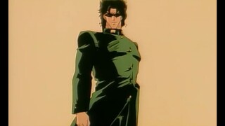 JOJO versi lama OVA, JOJO berada dalam situasi putus asa saat menghadapi Dio, Kakyoin datang untuk m