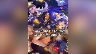 [Full Thông Tin] - Chi Tiết Sổ Sứ Mệnh Mùa 22 🎃 Halloween Quái Quỷ 🎃 lienquan lienquanmobile lienquanvietnam lienquantiktok archangel2909