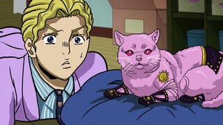 Gambar data berharga dari penjinakan awal ratu pembunuh oleh Yoshikage Kira