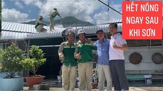 Giải pháp chống nóng cho nhà hiệu quả nhất - Sơn Chống Nóng nhà chú 2 Nghề ở núi Cấm...!