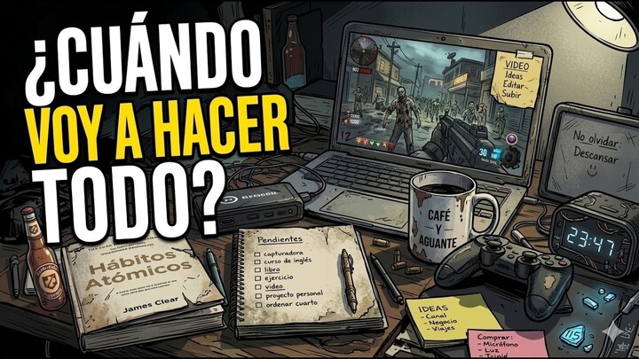 No te falta tiempo, te sobran cosas que quieres hacer.