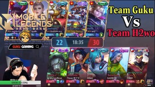 Mobile Legends: Bang Bang | TEAM GUKU VS TEAM H2WO CỰC CĂNG THẲNG - DUY NHẤT KÊNH NÀY CÓ KĨ NĂNG