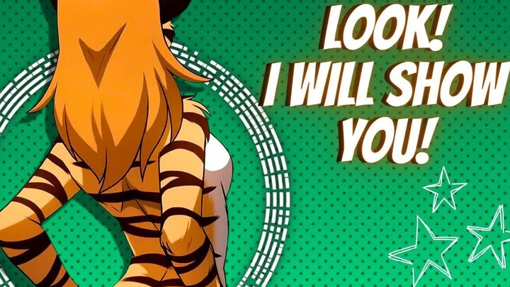 Tiger Girl's Natural Fur Pants ~【TwoKinds comic dub】