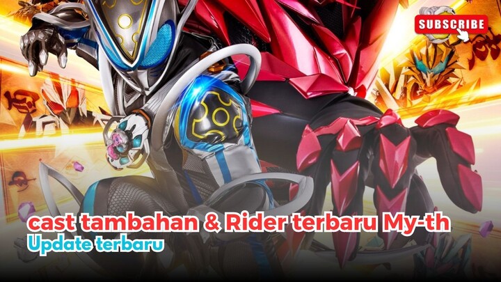 Bahas mengenai cast tambahan Kamen Rider My-th beserta rider baru