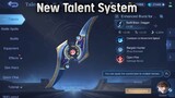 New Talent System in Mobile Legends || Lite Talent System ||
