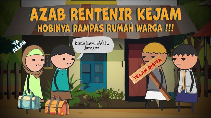 Azab Rentenir Kejam, Hobinya Rampas Rumah Warga, Dan Hartanya Habis Dalam Sekeja