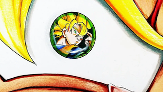 มหากาพย์การวาดภาพ Dragon Ball Z !! วาดโกคูเข้าตาโกฮัง !!!!