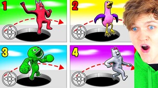 Which GARTEN OF BANBAN Monster Has The LONGEST JUMP!? (GARTEN OF BANBAN vs RAINBOW FRIENDS!)