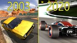 Evolution of TrackMania Games 2003-2020