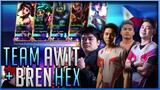 TEAM AWIT + BREN HEX GAMEPLAY! | MOBILE LEGENDS PH