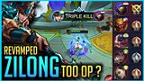 You Need An Army To Stop Him  | Revamped Zilong Godlike gameplay | Kazuki official