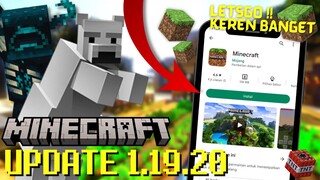 YES ! MCPE 1.19.20 UPDATE !! - mcpe 1.19.20 official - Minecraft Bedrock 1.19.20 - Mcpe 1.19.20 -