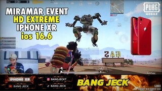 HESTEK DUA !! MIRAMAR EVENT IPHONE XR GRAFIK HD EXTREME - PUBG MOBILE
