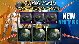 BURUAAN SEBELUM HABIS!!! KUPON CRATE & KEPING KUPON CRATE GERATIS - PUBG MOBILE