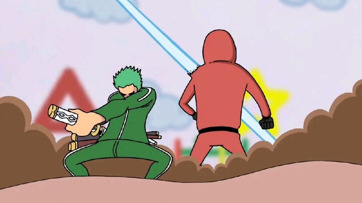 Zoro Nyasar ke Squid Game - One Piece FanAnimetion Dub Indo